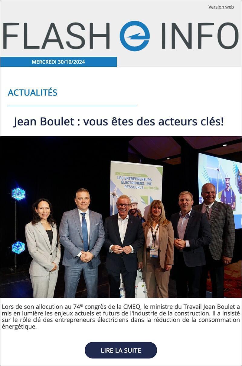 Infolettre Flash Info CMEQ